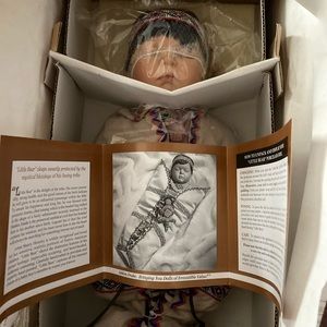 “Little Bear” NATIVE American doll By Sherry Housley